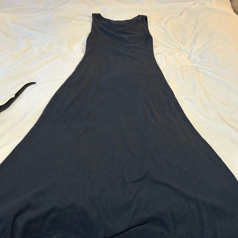 Elegant Navy Blue Maxi Dress
